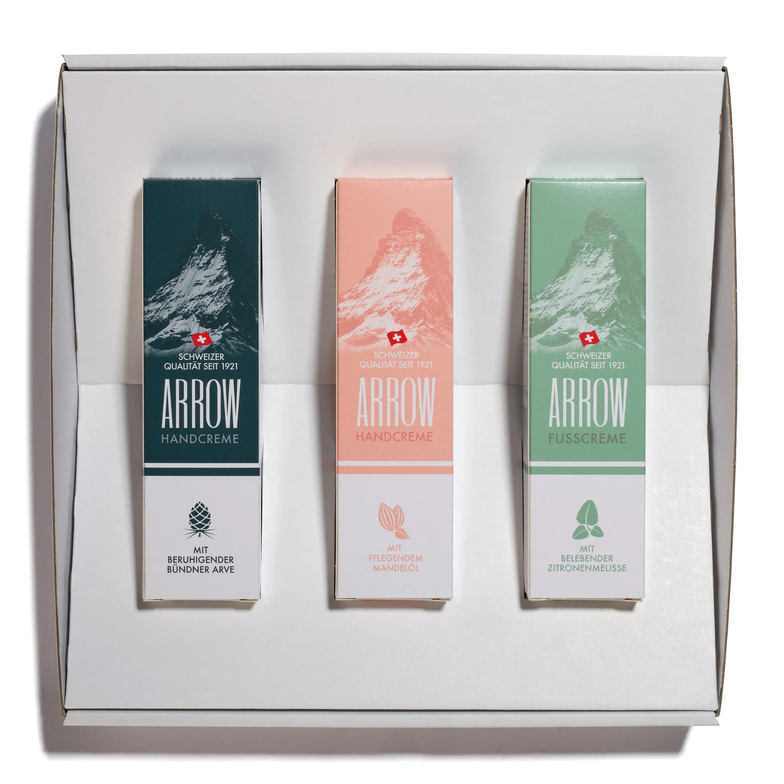 Cremen Trio – Handcreme, Fusscreme und Mandelöl
